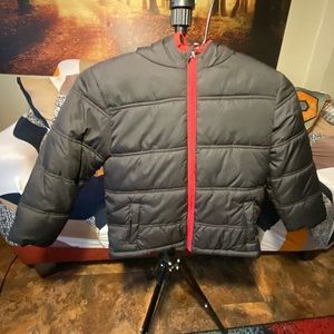 Fleece lined winter puffer